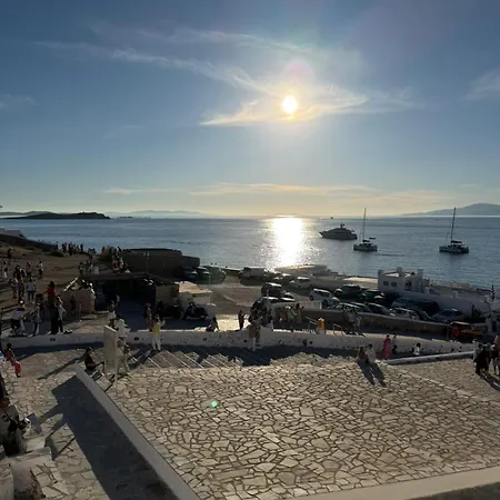 Luxury Living With Iconic Windmill & Sunset Views Mykonos Town
